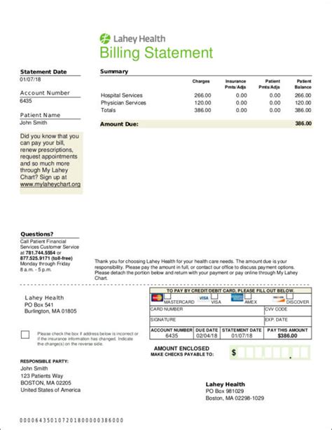 FREE 9+ Billing Statement Samples & Templates in PDF