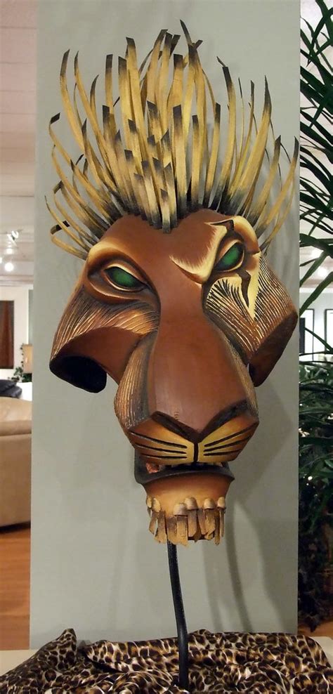 Mask of Scar | Lion king costume, Lion king broadway, Lion king musical