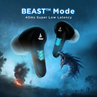 boAt Immortal 131 | Wireless Gaming Earbuds for Gamers