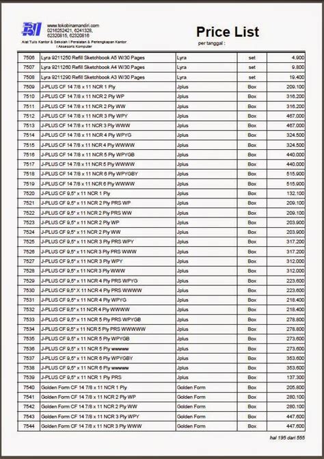 Harga Alat Tulis Kantor Murah & Berkualitas!: Bina Mandiri, Toko Alat Tulis Kantor paling Lengkap