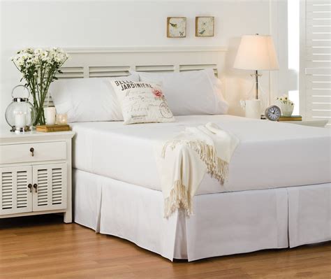 PERFECTS Pleated Valance - White | Bed valance, Bed base cover, Furniture