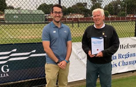 Tennis Seniors Victoria’s Robert Hughes recognised for his service to tennis | 21 April, 2021 ...