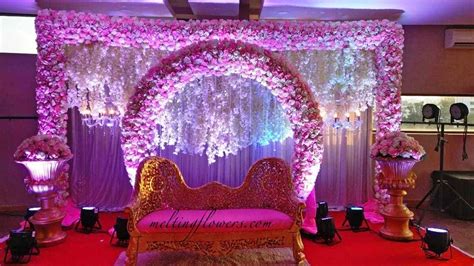 Floral Backdrops For Chennai Weddings | Wedding Decorations, Flower ...