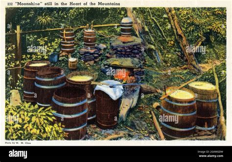 Moonshine still Stock Photo - Alamy