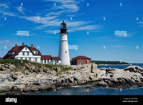 Portland Head Light Stock Photo - Alamy