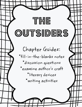 The Outsiders Chapter 1-12 Guide Bundle by Aimee Battagliese | TpT