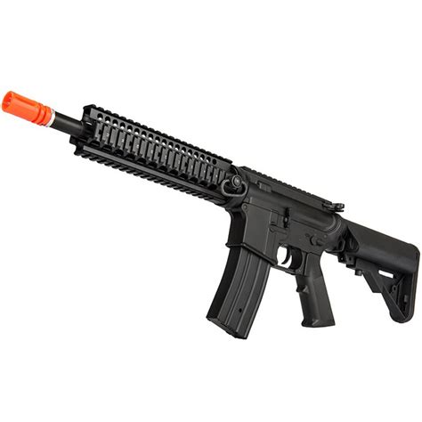 JG Works Metal M4 Carbine AEG Airsoft Rifle - BLACK | Airsoft Megastore