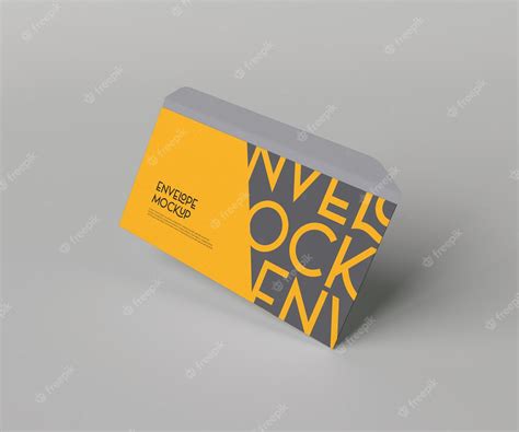 Premium PSD | Envelope mockup design