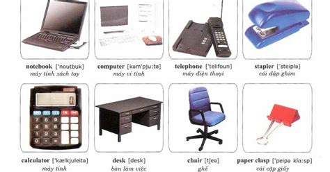 Learning Vocabulary with Pictures: Office Equipment