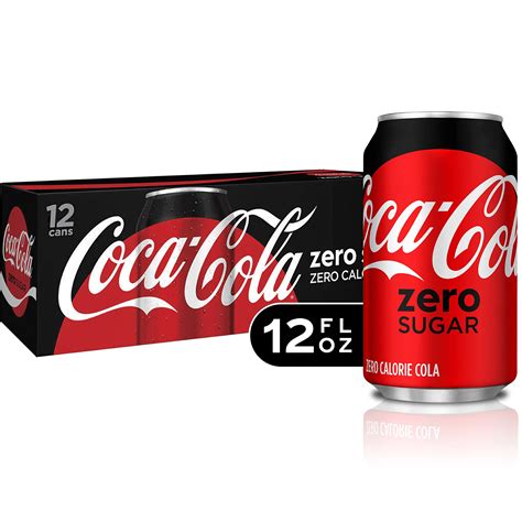 Coke Zero Sugar Diet Soda Soft Drink, 12 fl oz, 12 Pack- Buy Online in ...