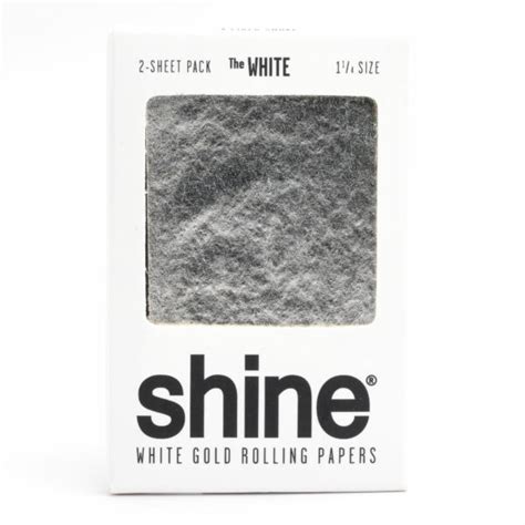 Shine White Gold Rolling Papers | Buy Low Green | Buy Weed Online