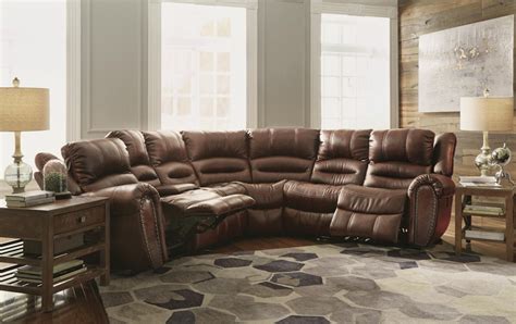 Flexsteel Living Room Power Reclining Sectional with Power Headrests ...