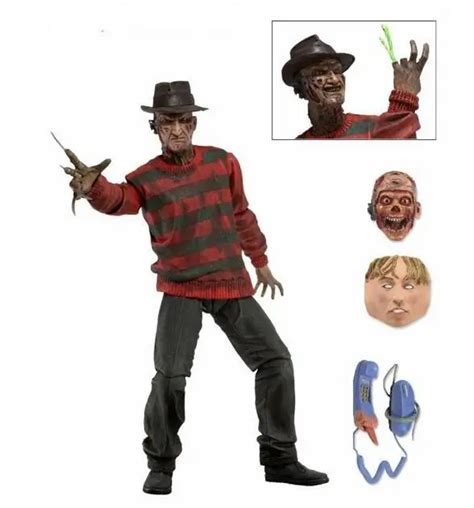 NECA A Nightmare on Elm Street Freddy Krueger 30th PVC Action Figure Collectible Toy 7" 18CM-in ...