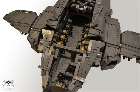 Lego Halo Pelican Dropship | Here it finally is! My Pelican … | Flickr