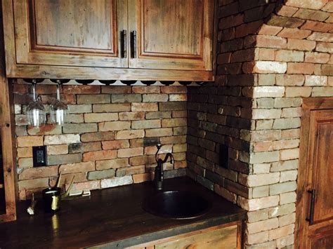 Reclaimed Thin Brick Veneer - Thin Brick Veneer, Brick Backsplash, Interior Brick Veneer | Thin ...