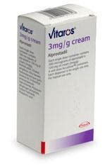 Vitaros cream for erectile dysfunction - Dr Fox