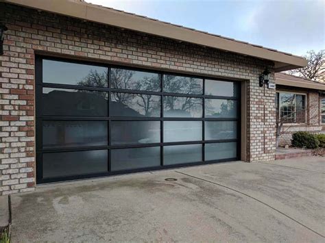 Garage doors with glass windows - kobo building