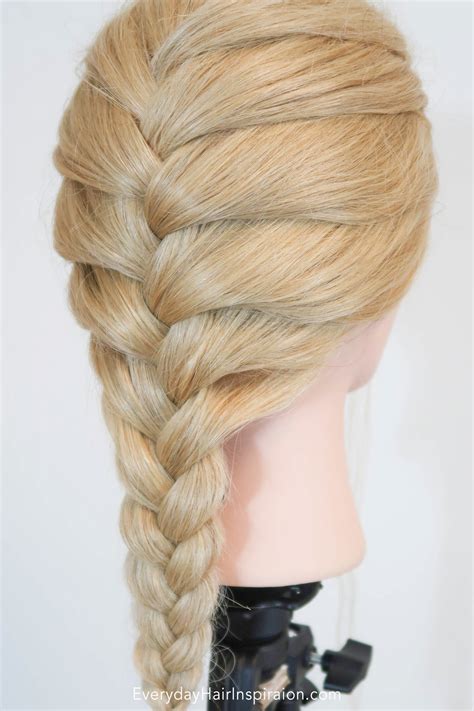 How to French braid (1 Way Of Adding Hair) - Everyday Hair inspiration ...