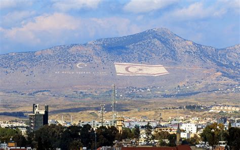 You Can See Northern Cyprus's Flag from Space