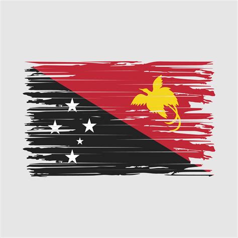 Papua Flag Brush Strokes 20166255 Vector Art at Vecteezy