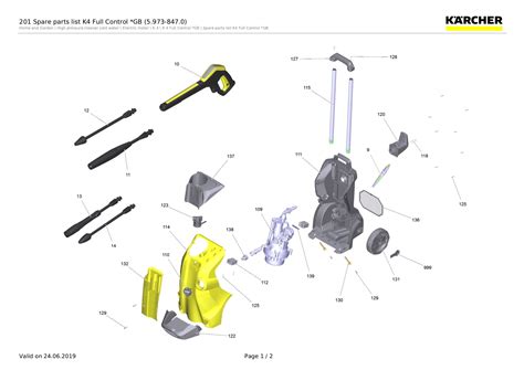 Karcher Parts List