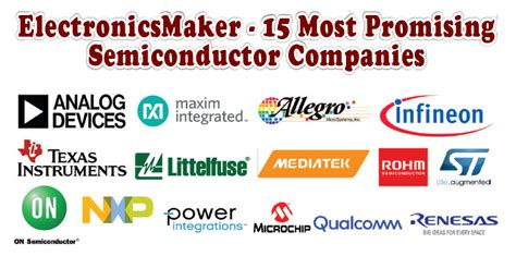 ElectronicsMaker - 15 Most Promising Semiconductor Companies ...