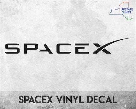 Spacex Logo Font / Spacex Logo White Blue On Black Sticker By ...