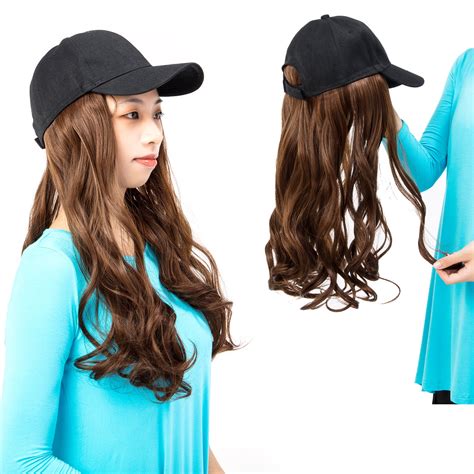 Florata - FLORATA Hat Hair Extension Baseball Cap with Hair Synthetic ...