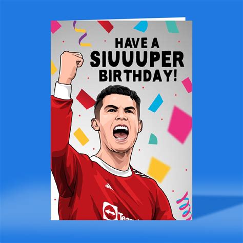 Cristiano Ronaldo Birthday Card - Manchester United Card | thortful ...