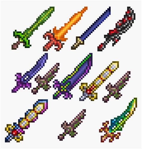 Terra Blade Crafting - Terra Blade Terraria Crafting, HD Png Download , Transparent Png Image ...