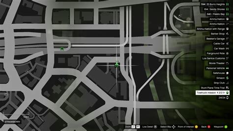 Gta 5 Tow Truck Location On Map