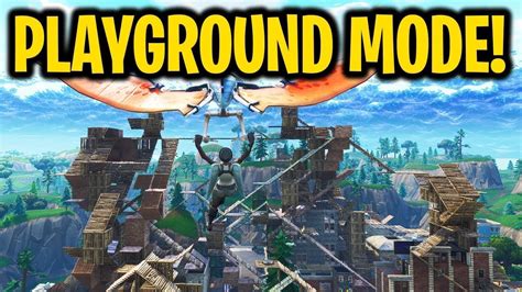 FORTNITE PLAYGROUND CHALLENGES! - YouTube