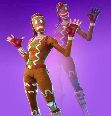 Full list of cosmetics : Fortnite Gingerbread Set | Fortnite skins.