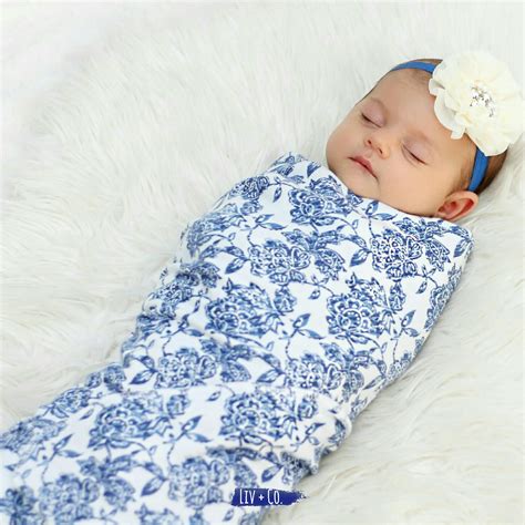 Baby Girl Swaddle Blankets - Floral Baby Swaddle Blanket