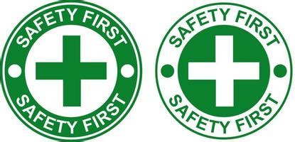 Safety First Logo For Construction