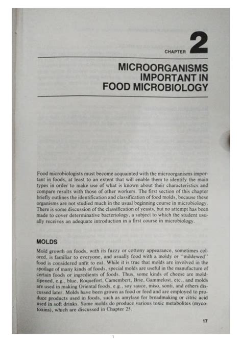 Microorganisms imp in food microbiology - Bsc Microbiology - Studocu