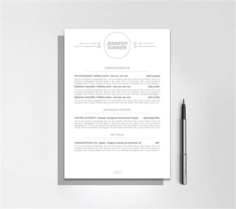 Brown CV Resume Template 110420, MS Word, Pages | Resumeway