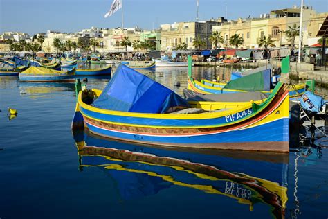 Marsaxlokk - Harbour; Luzzu | Marsaxlokk | Pictures | Malta in Global ...