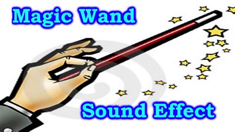 MAGIC WAND - sound effect | Magic wand, Sound effects, Wands