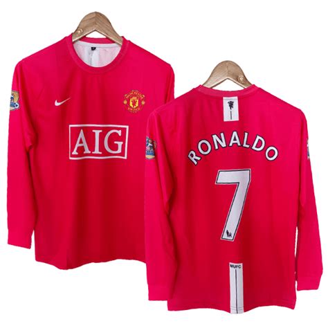 Manchester united Cristiano Ronaldo 2007- 08 Retro Full sleeve Jersey | Retro Collection ...