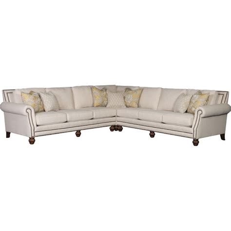 Mayo 4300 Mayo 4300F14+4300F75 Tuscan Wheat Sectional | Howell Furniture | Sectional Sofas