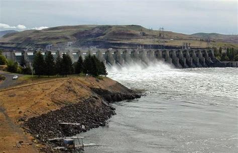 Man Made Structures: Dalles Dam, Oregon, USA