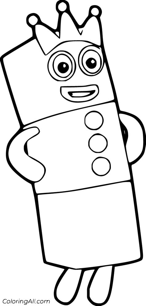 Free Printable Numberblocks Coloring Pages