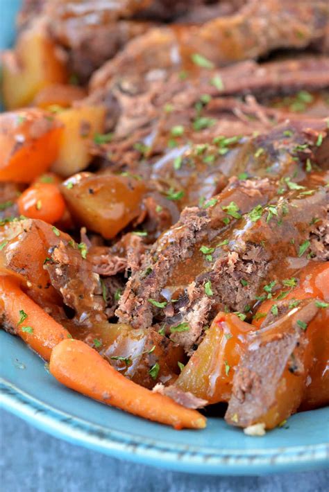 Slow Cooker Pot Roast with Video - The Gunny Sack