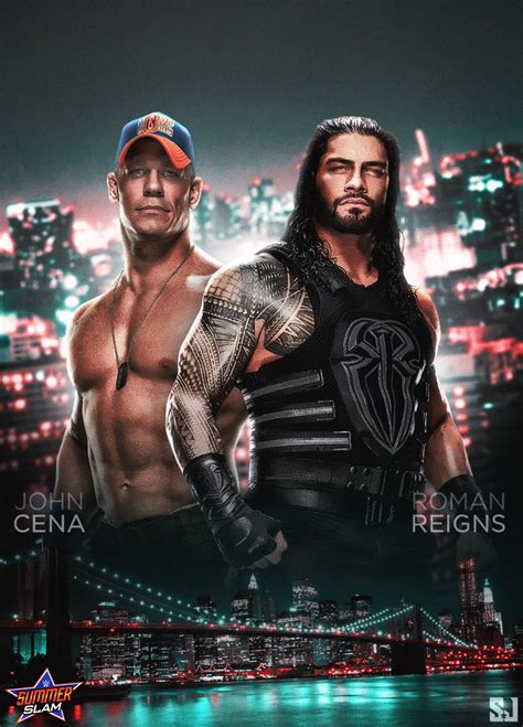 Roman Reigns Vs John Cena - Summerslam by Sjstyles316 on DeviantArt