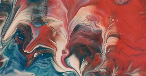 Red White and Blue Abstract Painting · Free Stock Photo