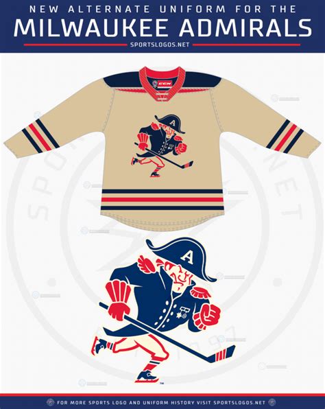 Milwaukee Admirals Faux It Back to the 1960s for New Logo – SportsLogos ...