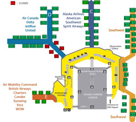 Pin by Daniel Víquez on 4 - Baltimore, MD | Airport map, Baltimore ...