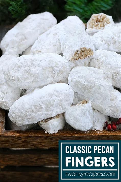 Pecan Fingers - The BEST southern pecan fingers recipe ever! A quick and easy Christmas cookie ...