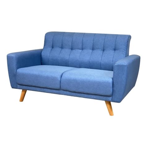 ViscoLogic MOCA [Condo Furniture] Mid-Century Tufted Style Fabric Upholstered Modern Living Room ...